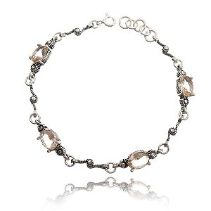 PULSEIRA DE PRATA ELEGANCE NUDE