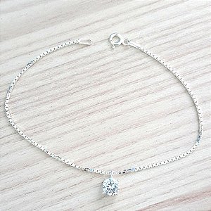 PULSEIRA DE PRATA PONTO DE LUZ