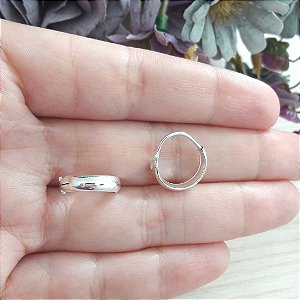 Argolinha De Prata Abaulada  – Joia em Prata 925 de Qualidade