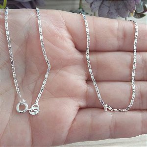 Corrente De Prata Elos Trabalhados – Joia em Prata 925 de Qualidade