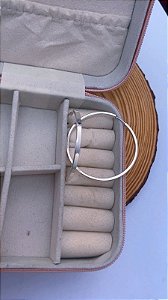 Argola De Prata Fio Quadrado 4,3 Cm – Joia em Prata 925 de Qualidade