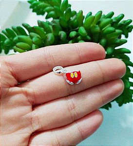 Berloque De Prata Bermuda Mickey – Joia em Prata 925 de Qualidade