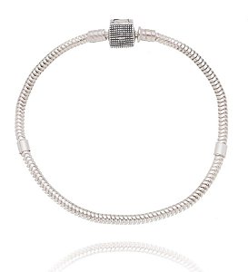 Pulseira De Prata Para Berloques 17 Cm – Joia em Prata 925 de Qualidade