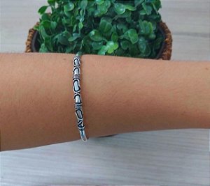 Bracelete De Prata Bali Entrelaçado – Joia em Prata 925 de Qualidade