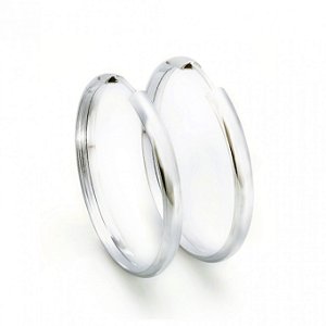 Argola De Prata Largo Fio Meia Cana 3,3 Cm – Joia em Prata 925 de Qualidade