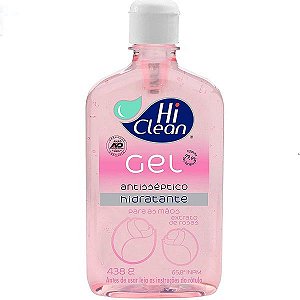 Hi Clean Gel Antisséptico - Extrato de Rosas - 500ML