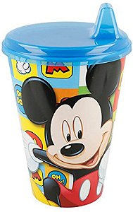 Copo com Bico Rígido Disney 430ml Mickey, 6m+, Azul, Lillo