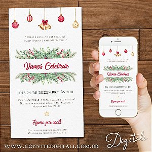 Convite de Natal - Arte Digital