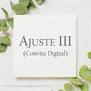 Ajuste Digital III