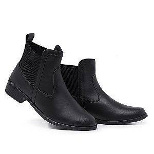 Bota Feminina Cano Curto Elástico