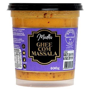 Ghee com Massala 400g | Madhu Ghee