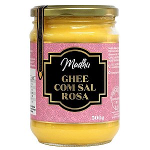 Ghee com Sal Rosa do Himalaya 500g | Madhu Ghee