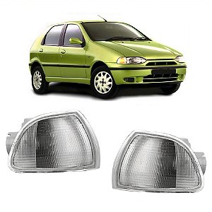 Lanterna Dianteira Pisca Fiat Palio 96 97 98 99 Cristal PAR