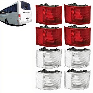 8 Lanterna Traseira para Ônibus Busscar Rodoviário El-Buss 320