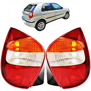 PAR Lanterna Traseira Palio Fire 01 02 03 04 05 06 Base Preta Tri
