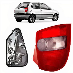 Lanterna Traseira Palio 1996 1997 1998 1999 2000 Fumê LD + Circuito