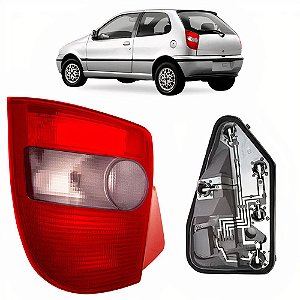 Lanterna Traseira Palio 1996 1997 1998 1999 2000 Fumê LE + Circuito