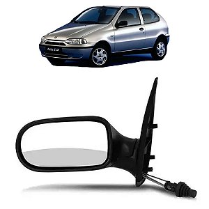 Retrovisor Palio Siena Weekend 96 97 98 99 2000 com Controle 2 Portas LE