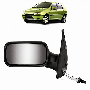 Retrovisor Palio Siena Weekend 96 97 98 99 2000 com Controle LE 4 PORTAS