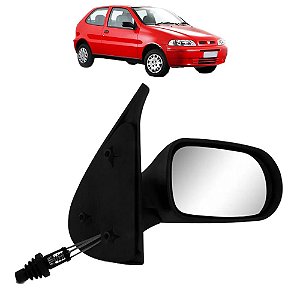 Retrovisor Palio Fire 2001 2002 2003 com Controle 2 Portas Lado Direito