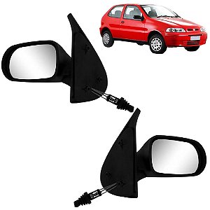 PAR Retrovisor Palio Fire 2001 2002 2003 com Controle 2 Portas