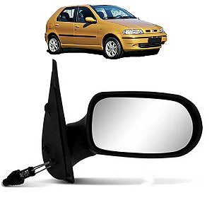 Retrovisor Palio Fire 2001 2002 2003 com Controle 4 Portas Lado Direito