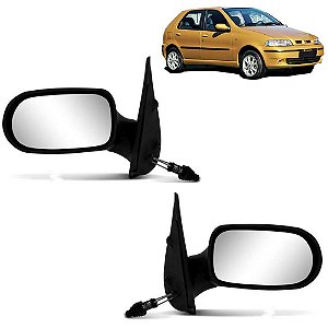 PAR Retrovisor Palio Fire 2001 2002 2003 com Controle 4 Portas