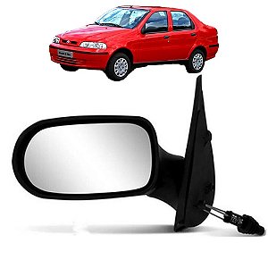 Retrovisor Siena 2001 2002 2003 com Controle 4 Portas Lado Esquerdo