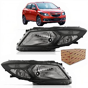 PAR Farol Máscara Negra Onix Prisma 2013 2014 2015 2016 2017 TODOS