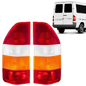 PAR Lanterna Traseira Sprinter 95 96 97 98 99 00 01 02 TRICOLOR