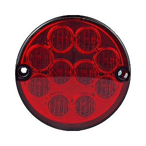 Lanterna Traseira Ônibus Caminhão Carreta 96mm 10 Led