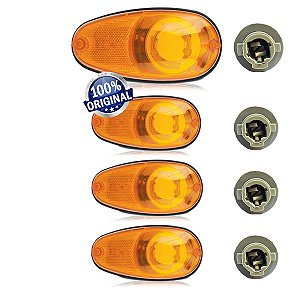 KIT4 Lanterna Lateral Bolha Caminhão Cargo 816 1119 ORIGINAL