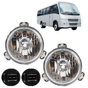 KIT Farol Ônibus Volare Viaggio Senior Luz Baixa Soquete IAM