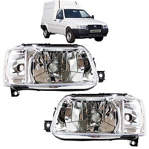 PAR Farol Fiorino 2004 2005 06 07 08 09 10 11 12 13 CROMADO