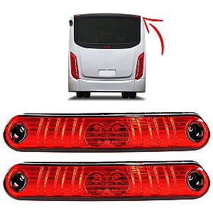 KIT 2 Lanterna Vigia Teto Busscar Caio Apache Vip 24volts VM