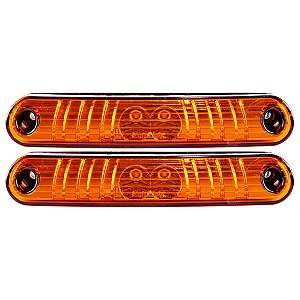 KIT 2 Lanterna Vigia Teto Busscar Caio Apache Vip 24volts AM