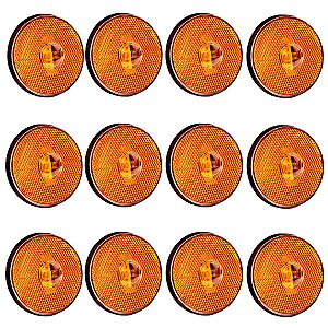 12 Lanterna Lateral Caminhão Carreta Randon LED BIVOLT AM