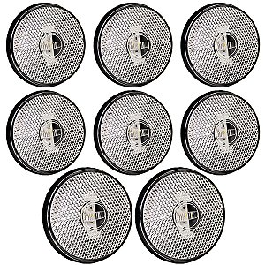 8 Lanterna Lateral Caminhão Carreta Baú Randon LED BIVOLT CR