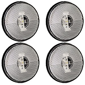 4 Lanterna Lateral Caminhão Carreta Baú Randon LED BIVOLT CR