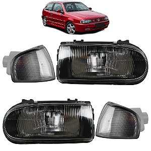 PAR Farol e Lanterna Gol G2 1995 1996 1997 1998 1999 Máscara Negra Fumê