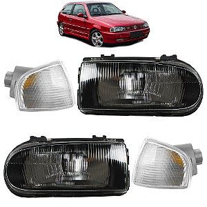 PAR Farol e Lanterna Gol G2 1995 1996 1997 1998 1999 Máscara Negra Cristal