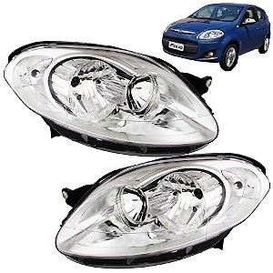 PAR Farol Palio 2012 2013 2014 2015 a 2023 Máscara Cromada