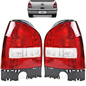 PAR Lanterna Traseira VW Gol G3 1999 2000 2001 2002 2003 2004 2005 Cristal