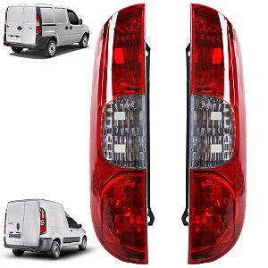 PAR Lanterna Traseira Fiorino 2014 a 2023 Doblo 2010 a 2021 Fumê