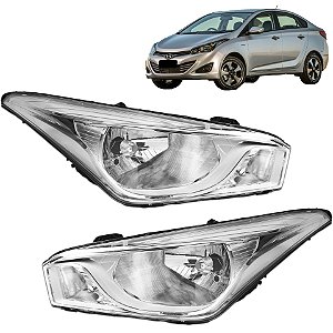 PAR Farol HB20S 2012 2013 2014 2015 a 2018 Cromado