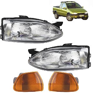 PAR Farol Lanterna Strada 1996 1997 1998 1999 2000 G1 AM PC Cromado