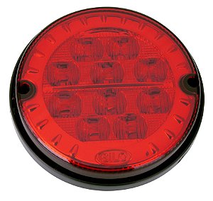 Lanterna Traseira 125mm Ônibus Comil Mascarello Neobus 10 LED VM 24V