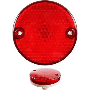 Lanterna Teto 70mm para Ônibus Marcopolo Busscar Caio + Soquete VM