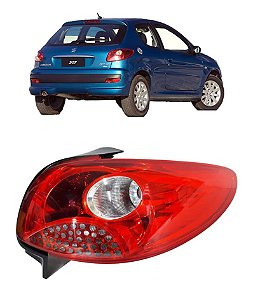 Lanterna Traseira para Peugeot 207 Hatch 2009 2010 2011 LD