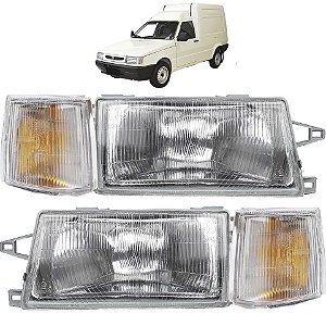 KIT Farol Lanterna Fiorino 1984 1985 1986 1987 1988 até 2004